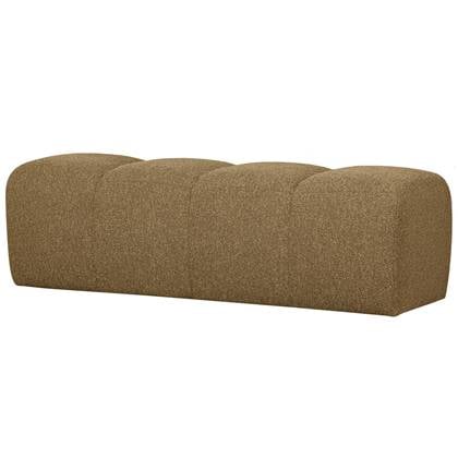 WOOOD Mojo Eetbankje 164 cm Mojo - Bouclé - Geel|Bruin Melange