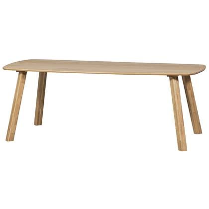 WOOOD Tablo Eettafel Deens Ovaal 180x100 - Eiken - Transparant Bruin