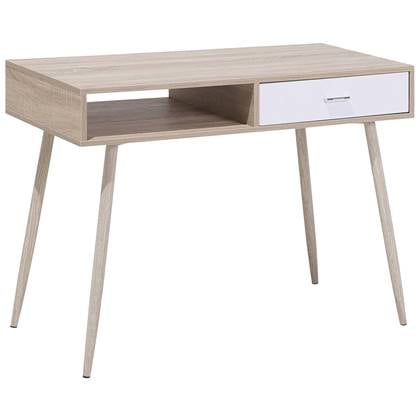 Beliani - DEORA - Bureau - Lichte houtkleur - MDF Bruin