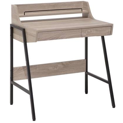 Beliani - BROXTON - Bureau - Lichte houtkleur - MDF Bruin