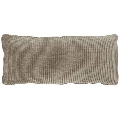 WOOOD Mojo Kussen - Geweven Ribstof - Donker Zand - 30x70x10 Multicolor
