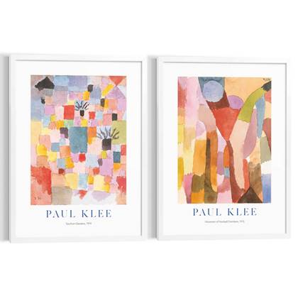 Schilderijen set Kunst Paul Klee Colour Set 70x50 cm