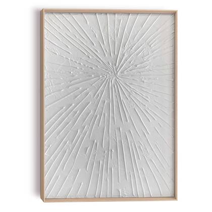 Reinders - Beams White - Craft Art Schilderij 40x30cm Hout Wit