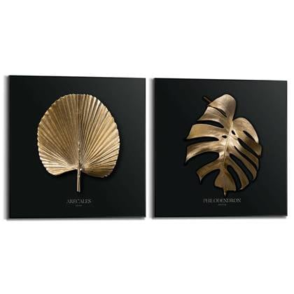 Reinders Schilderijen set Gold Set - 50x50 cm - Hout