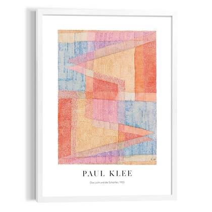 Schilderij Paul Klee Triangles 70x50 cm