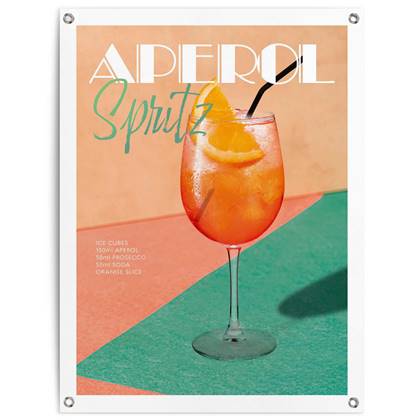 Tuinposter Aperol Time 80x60 cm