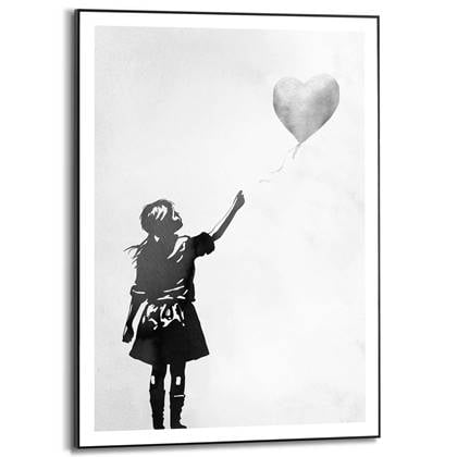 Schilderij Balloon Girl 70x50 cm