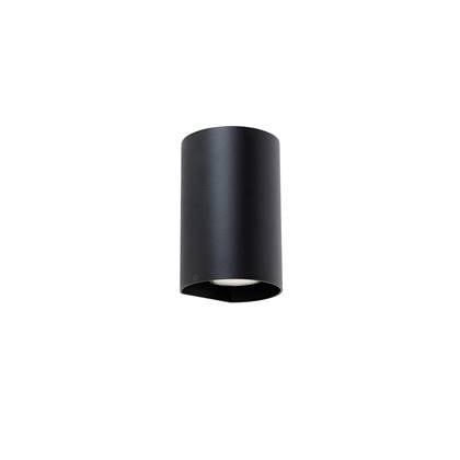QAZQA Smart ronde wandlamp incl. Wifi GU10 - Sabbir Zwart
