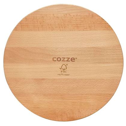 Cozze - Serveerplank voor Pizza Bamboe Diameter 35 cm Bruin