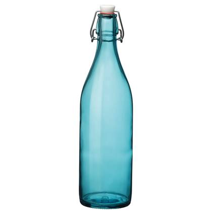 Bormioli Rocco Beugelfles | Weckfles Giara - Licht - 1 liter Blauw