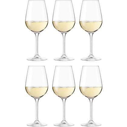 Leonardo Witte Wijnglazen Tivoli - 450 ml - 6 stuks Transparant