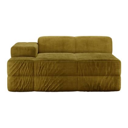 HKliving Brut Bank Element - Divan Links - Royal Velvet - Olive