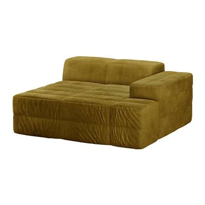 HKliving Brut Bank Element - Divan Rechts - Royal Velvet - Olive