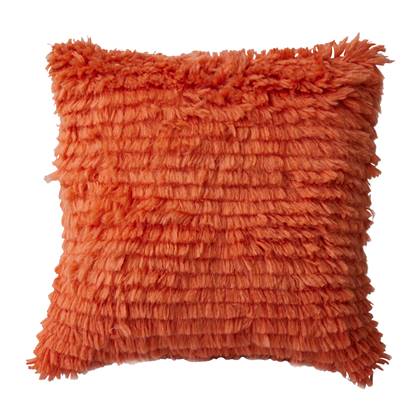 HKliving Fluffy Sierkussen 50 x 50 cm - Sienna