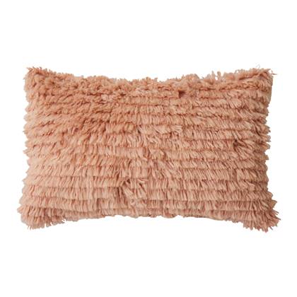 HKliving Fluffy Sierkussen 60 x 40 cm - Blush