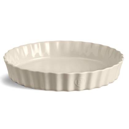 Emile Henry Taartvorm Argile - ø 32 cm | 2.8 liter Wit