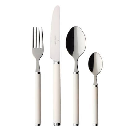 Villeroy & Boch Bestekset Play! - White Pearl - 24 delig | 6 personen Wit