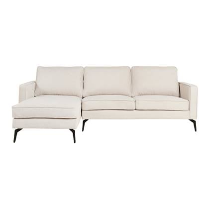 MOOS Milan Chaise Longue 3-zitsbank - Links / Rechts - Linnen - Beige