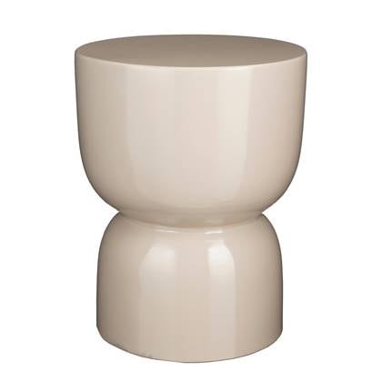 Mica Decorations Stage Bijzettafel - H45 x Ø35 cm - Cement - Beige
