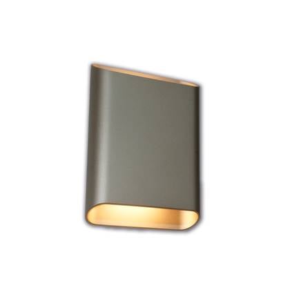 Artdelight Wandlamp Diaz-L Champagne Led 2 x 6Watt Taupe