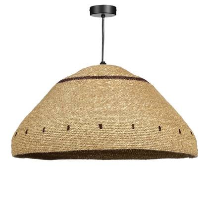 Mica Decorations Joulz Hanglamp - H22 x Ø41 cm - Jute - Lichtbruin afbeelding