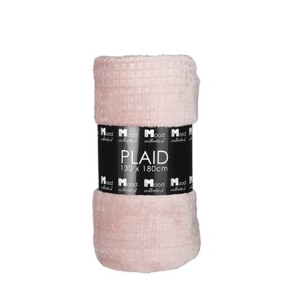 In The Mood Collection Joanne Fleece Deken - L180 x B130 cm - Perzik Oranje, Roze