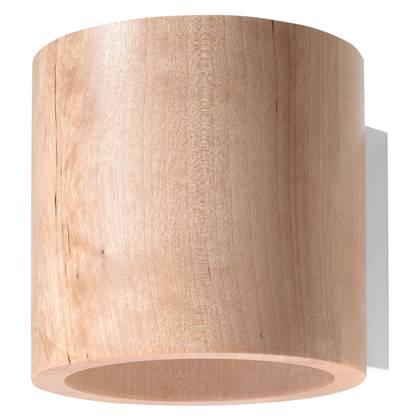 Sollux Wandlamp Orbis hout Bruin