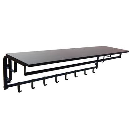 Furnilux - Wand kapstok De Luxe - XL - Garderobe Zwart
