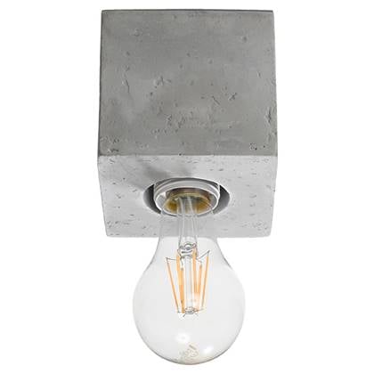 LT-Luce Plafondlamp ARIZ beton Grijs