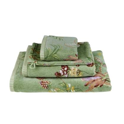 Pip Studio Secret Garden Gastendoekje - 30x50 cm - Set van 3 - Groen