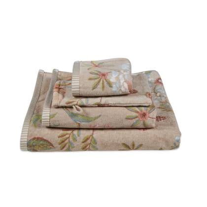 Pip Studio Secret Garden Gastendoekje - 30x50 cm - Set van 3 - Khaki