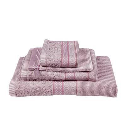 Pip Studio Soft Zellige Handdoek - 55x100 cm - Set van 3 - Lila