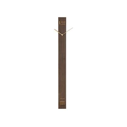 Karlsson - Wandklok Discreet Long - Donker Hout - 90x7,7cm