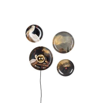 Bold Monkey No Food Here wandlamp (set van 4) birds - Multi colour afbeelding