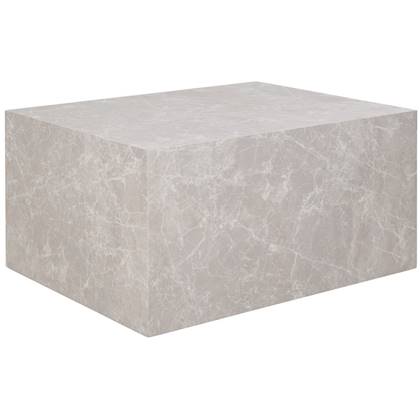 House Nordic - Salontafel Marmerlook - 80x60x40cm Beige