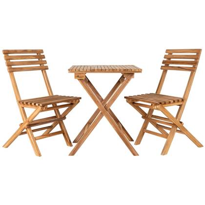 House Nordic - Tuinset Cuenca Teak Naturel Bruin
