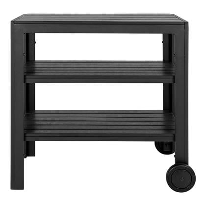 House Nordic - Trolley Taormina Aluminium Zwart