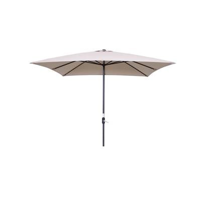Lotus parasol - 250x250 cm - carbon black - ecru