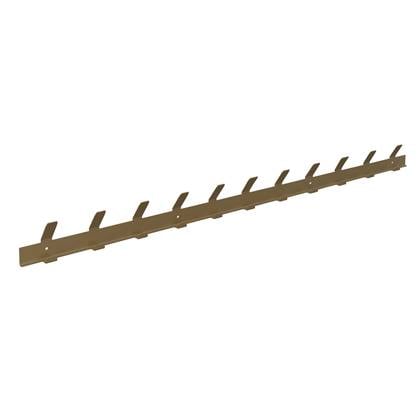Gorillz Trim 100 - Kapstok van 1 meter - 22 Haken - Metaal - Mat Goud