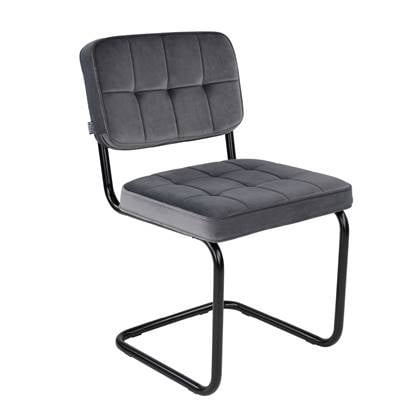 Kick buisframe stoel Ivy - Donker Grijs