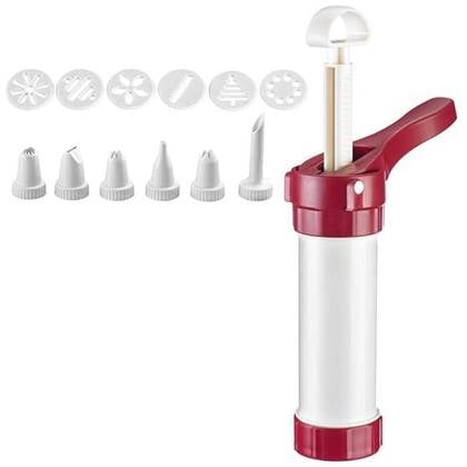 Westmark Deegspuit | Koekjespers Luxus Rood, Wit