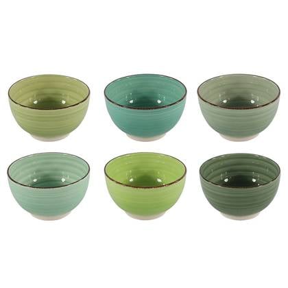 Cookinglife Studio Tavola Kommen Summer Green ø 14 cm - 6 stuks