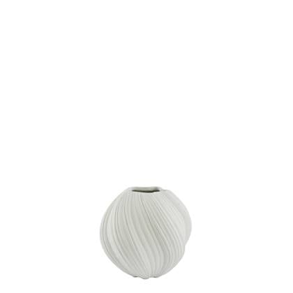 Light & Living Vaas Yatung - Crème - Ø34cm Wit