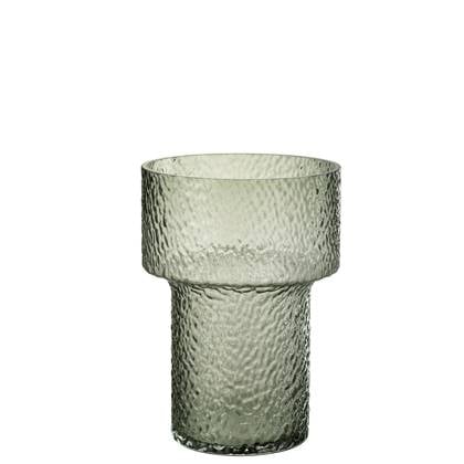J-Line  Vaas Betty Glas Groen Small - 21x21x30cm