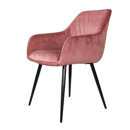 DS4U Gaby armstoel velvet Roze