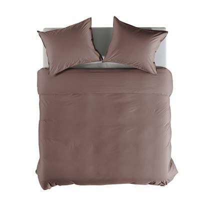 Yellow Dekbedovertrek Percale canyon rose Roze