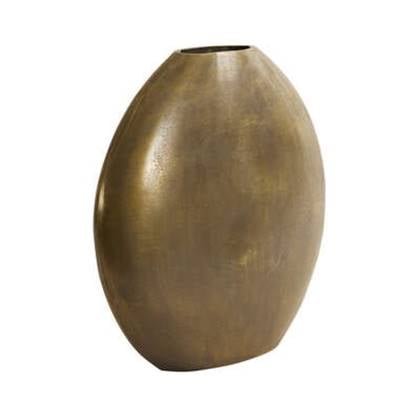 Light&living Vaas deco 42x7x42 cm POSITANO ovaal plat antiek Brons