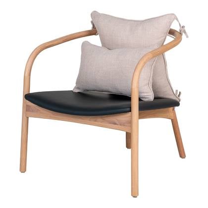 Artichok Kasper Eikenhouten Fauteuil met Armleuning - Naturel Bruin