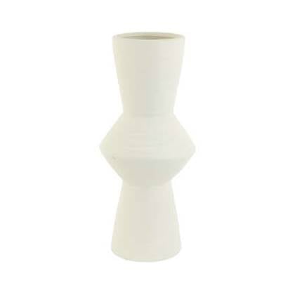 Light&living Vaas deco Ø22,5x50,5 cm AYLA keramiek crème Wit
