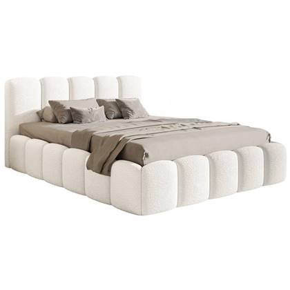 NADUVI Collection Bedframe Chloe II bouclé met opbergvak 160 x 200 cm